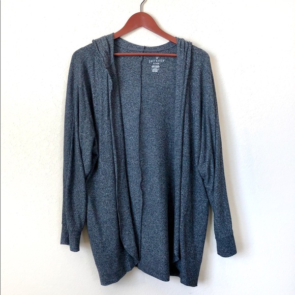 American Eagle Outfitters Sweaters - AEO • soft & sexy hooded plush cardigan